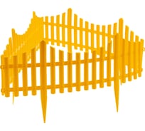 Декоративный забор PALISAD Гибкий, 24 х 300 см, желтый 65016