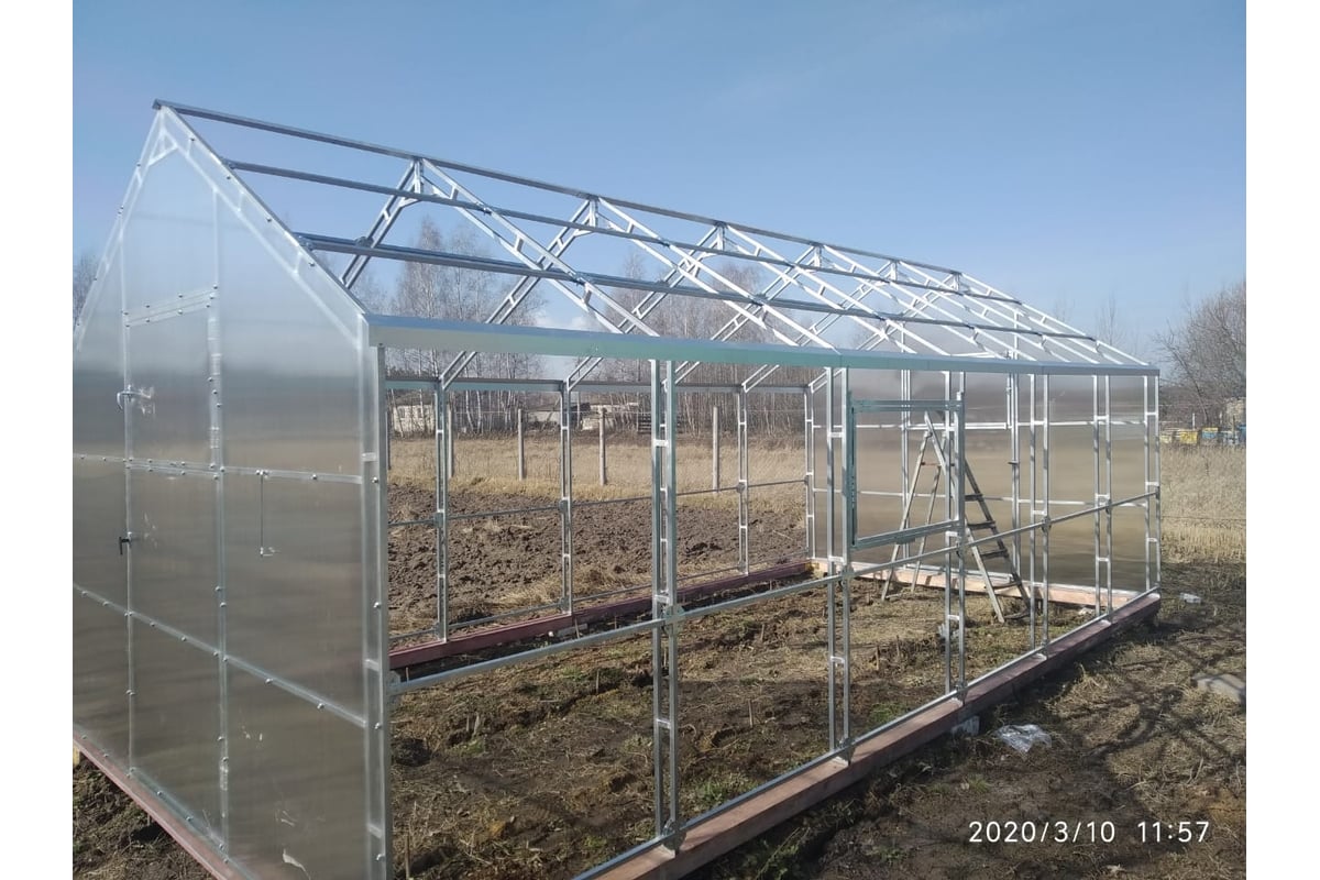 Каркас теплицы АКТИВАГРО.РФ Ударница англичанка 20x20 мм, 3x4 м, шаг 0. ...