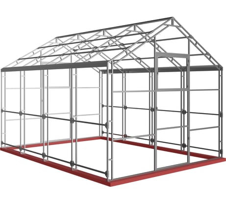 Каркас теплицы АКТИВАГРО.РФ Ударница англичанка 20x20 мм, 3x4 м, шаг 0.65 м 184