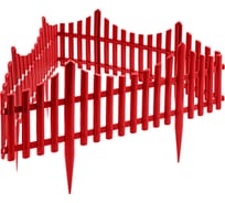 Декоративный забор PALISAD Гибкий, 24 х 300 см, коралловый 65018