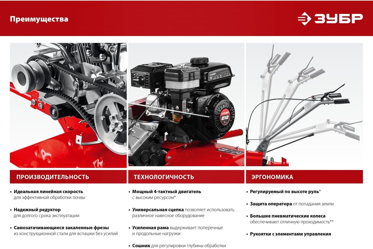 Бензиновый культиватор ЗУБР МКТ-170 - выгодная цена, отзывы,  характеристики, фото - купить в Москве и РФ