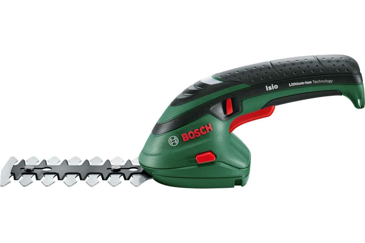 Ножницы аккумуляторные для травы и кустов Bosch EASYSHEAR, 0600833303. Аккумуляторные ножницы для травы 10.8 Metabo. Нож для кустов Bosch ISIO 3 Multi-click 12 см f016800327. Зарядное устройство Bosch ISIO 2609006408.