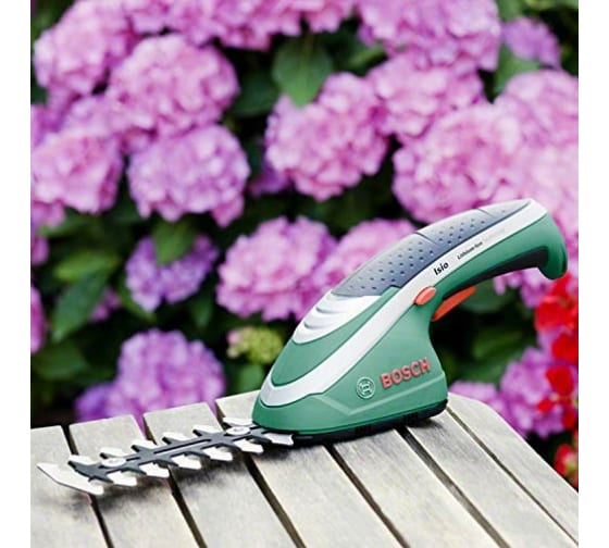 Аккумуляторные ножницы для травы и кустов Bosch ISIO 060083310T .