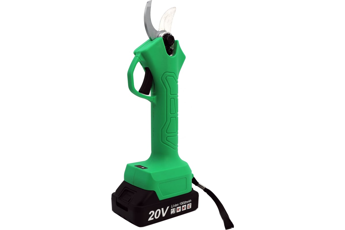 Аккумуляторный секатор Zitrek GreenNer 20 (20В, 1,5Ач Li-ion аккум. 2шт ...