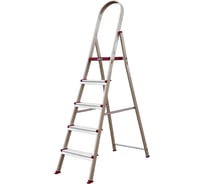 Стремянка Эйфель Гера алюминиевая 104+1