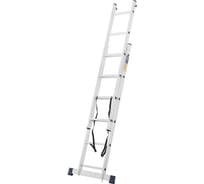 Лестница ТУНДРА двухсекционная, алюминиевая, 6 ступеней 7533877