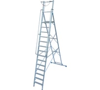 Стремянка с большой площадкой и дугой Krause STABILO 14 ступеней 127587