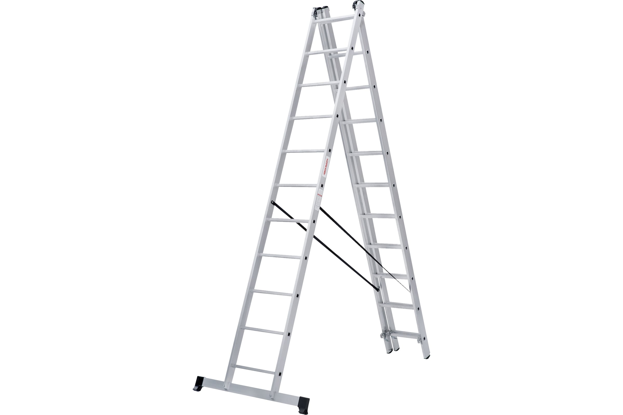 ТрехсекционнаялестницаНоваяВысота3х11ступеней1230311