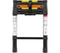 Телескопическая алюминиевая бытовая лестница ROCKFORCE 2.0 м RF-UP200 1