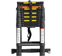 Телескопическая алюминиевая бытовая стремянка ROCKFORCE 4.1 м RF-UP410-2