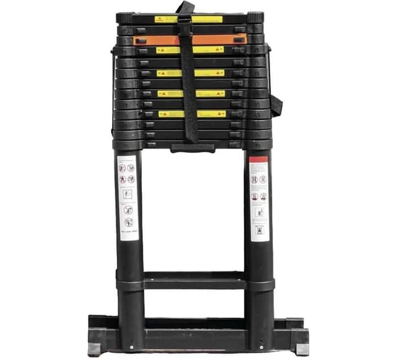 Телескопическая алюминиевая бытовая стремянка ROCKFORCE 5.4 м RF-UP540-2 1