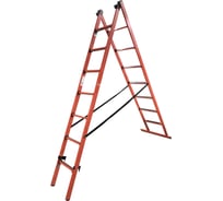 Универсальная двухсекционная диэлектрическая лестница-стремянка Диэлектрик ССД-У 2х7 Д258457