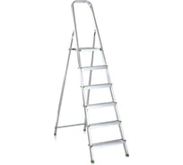 Алюминиевая стремянка RIGGER 6 ступеней 100206