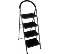 Стальная стремянка Энкор 4 широкие ступени 63161