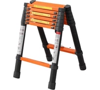 Телескопическая стремянка ISMA алюминиевая бытовая 2м (7+7 ступ.) ISMA-UP200-2(56905)