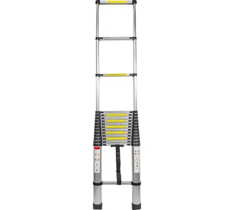 Телескопическая алюминиевая односекционная лестница Forsage 6.2 м, 16 ступенек f-up620 54182