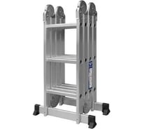 Шарнирная лестница трансформер ТЕХПРОМ 4,7 метра, 4x4 ступени SW-SM404