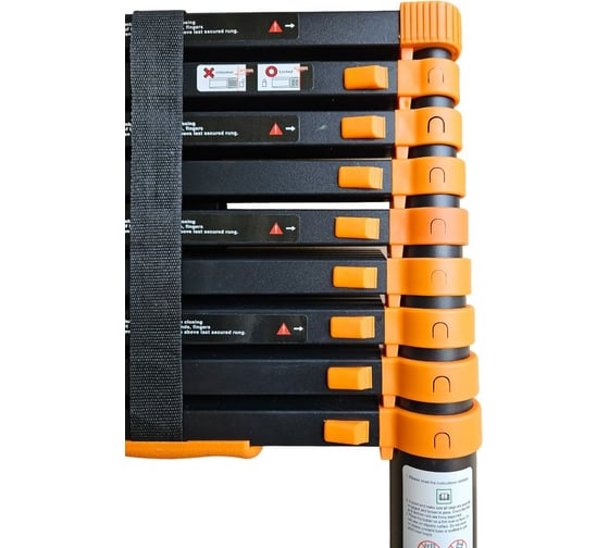 Телескопическая лестница WORKY black max 4,7м 12 ступеней ARD258453