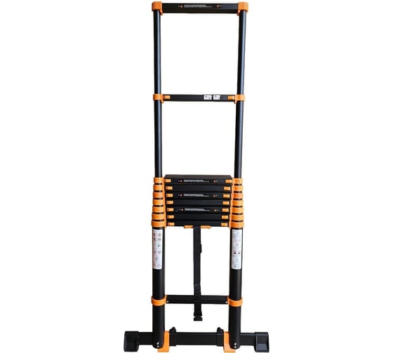 Телескопическая лестница WORKY black max 4,7м 12 ступеней ARD258453