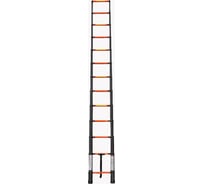 Телескопическая лестница ISMA алюминиевая, бытовая 3.8м, 13 ступеней ISMA-UP380(56898)