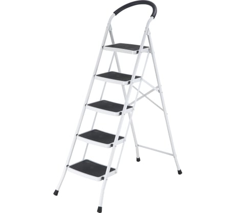 Стальная стремянка Сибирячка 5 широких ступеней P4025F