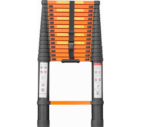 Телескопическая лестница ISMA алюминиевая бытовая 4.7м (16 ступ.) ISMA-UP470(56901)