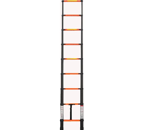 Телескопическая лестница ISMA алюминиевая бытовая 2.6м (9 ступ.) ISMA-UP260(56894)
