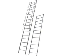 Лестница MEGAL односекционная приставная - ЛПА - 5x0,75 съемные поручни 320250