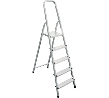 Алюминиевая 5-ступенчатая стремянка Biber 98005 тов-071389