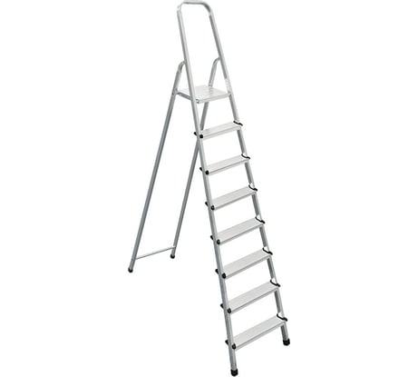 Алюминиевая 8-ступенчатая стремянка Biber 98008 тов-071392