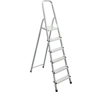 Алюминиевая 6-ступенчатая стремянка Biber 98006 тов-071390