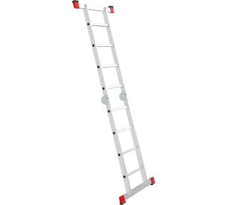 Шарнирная двухсекционная лестница Новая Высота Проф 2x4 604424 3310204