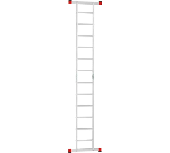 Шарнирная двухсекционная лестница Новая Высота 2x6 604426 3310206