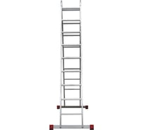 Шарнирная двухсекционная лестница Новая Высота Проф 2x9 604429 3310209