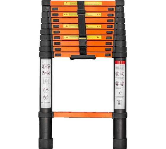 Телескопическая алюминиевая бытовая лестница ISMA 3.2 м ISMA-UP320(56896) 1