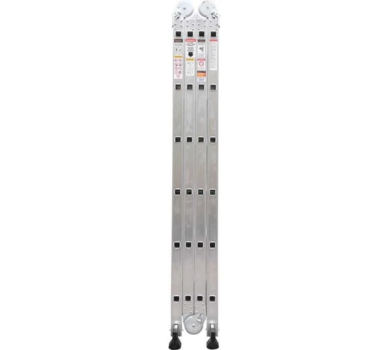 Алюминиевая многофункциональная лестница STARTUL 4x6 ступень, стремянка - 330 см, лестница - 680 см, 15.8 кг ST9732-06