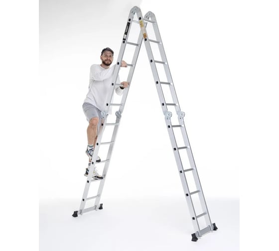 Лестница-стремянка WORKY 4x5 трансформер, высота 5.8 м. ARD128310