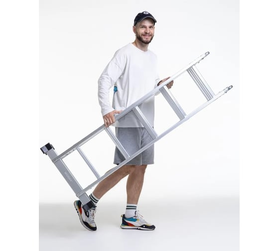 Лестница-стремянка WORKY 4x5 трансформер, высота 5.8 м. ARD128310