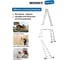 Лестница-стремянка WORKY 4x4 трансформер, высота 4.7 м ARD128309 14