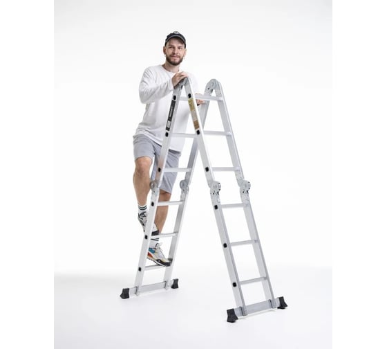 Лестница-стремянка WORKY 4x3 трансформер, высота 3.6 м ARD128308