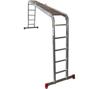 Четырехсекционная лестница-трансформер с площадкой Олимп 4х5 2330405A