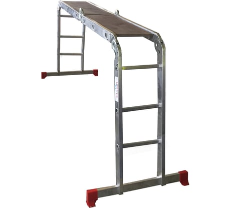 Четырехсекционная лестница-трансформер с площадкой Олимп 4х3 2330403A