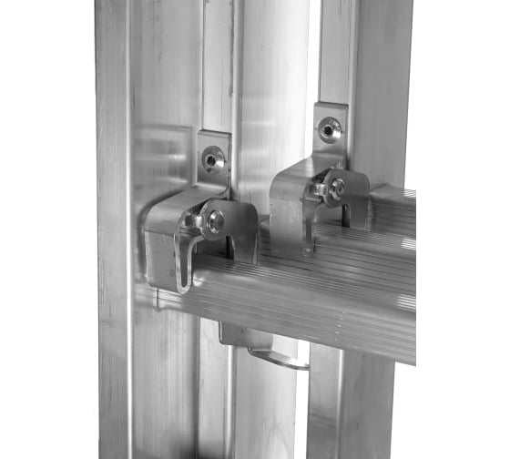 Трехсекционная лестница Олимп 3x9, алюминиевая, ступень 23мм 1230309A