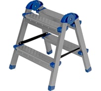 Двухсторонняя стремянка СИБРТЕХ 2 ступени 97982