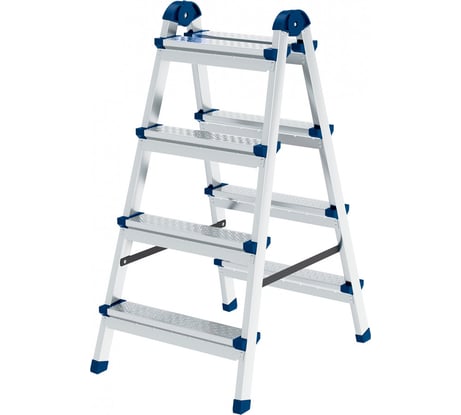 Двухсторонняя стремянка СИБРТЕХ 4 ступени 97984