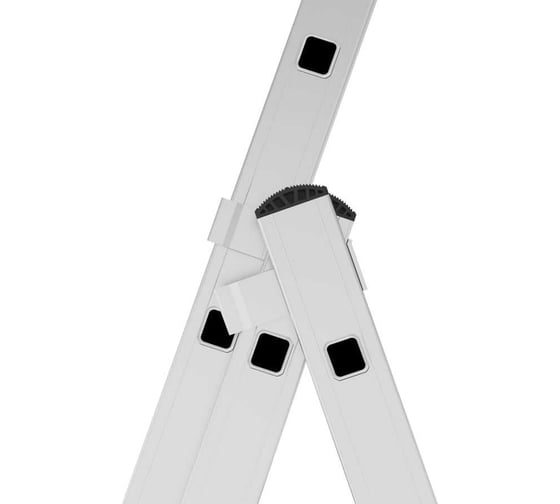 Лестница алюминиевая STARTUL PRO 3-х секционная, 299х787х316 см, 3x12 ступеней, 18 кг ST9942-12