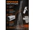 Алюминиевая 3-секционная лестница STARTUL 299/787/316 см 3x12 ступеней 18,0 кг PRO ST9942-12 ЦБ-0153270540 4