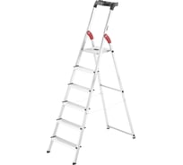 Алюминиевая стремянка с лотком для инструментов Hailo L60 StandartLine 6 ступеней 8160-607