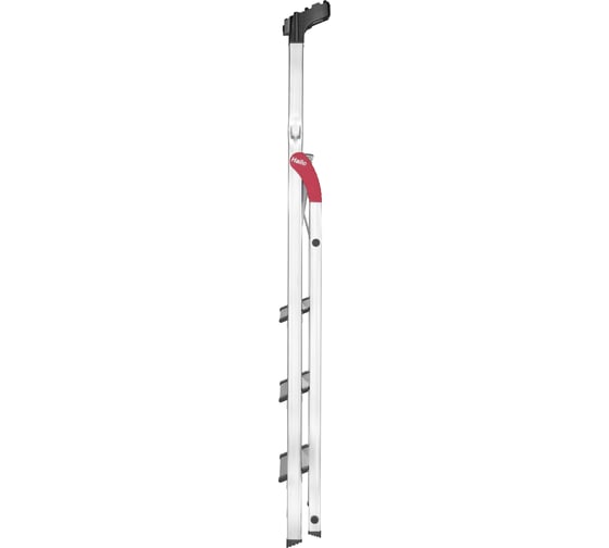 Алюминиевая стремянка с лотком для инструментов Hailo L80 ComfortLine 4 широких ступени 13 см 8040-407