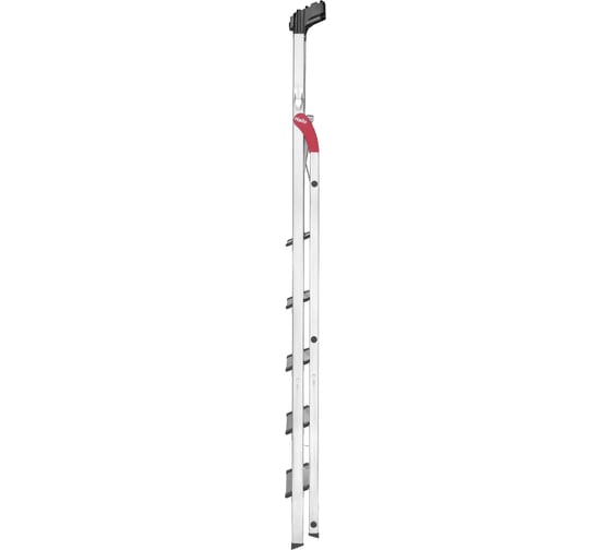 Алюминиевая стремянка с лотком для инструментов Hailo L80 ComfortLine 6 широких ступеней 13 см 8040-607